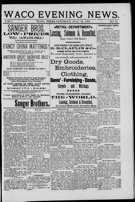 Waco texas newspaper - Discover archival news from Waco, Texas, United States and more. Used by millions monthly for genealogy, family history, historical research, and more.